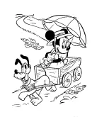Mickey Mouse kleurplaat 20